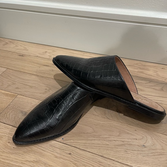 Seychelles Faux Crocodile Leather Mules - Picture 2 of 4